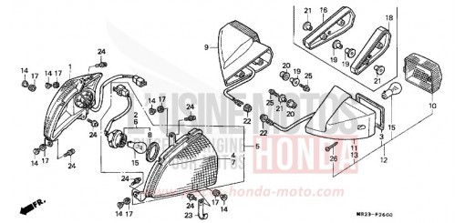 CLIGNOTANT CBR1000FN de 1992